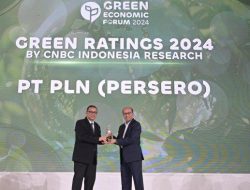 Green Economic Forum 2024, PLN Raih Green Business Ratings Terbaik di Sektor Energi dan Pertambangan