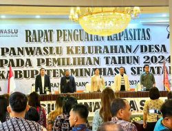 Kuatkan Jajaran PKD, Bawaslu Minsel Gelar Bimtek Penguatan Kapasitas 
