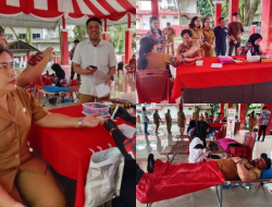 Peduli Kemanusiaan, Bupati Joune Ganda Dorong ASN Minut Aktif Donor Darah