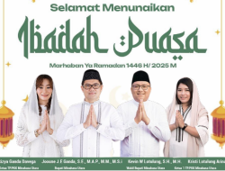 Joune Ganda dan Kevin Lotulung: Selamat Menunaikan Ibadah Puasa Ramadan 2025