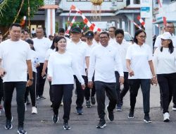 Bupati Sitaro Tekankan Kedisiplinan ASN dalam Apel Kerja dan Olahraga Bersama