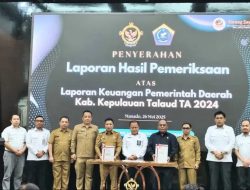 9 Kali Berturut-turut, Pemkab Talaud Diganjar WTP