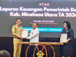 Empat Tahun Berturut-turut, Minut Pertahankan WTP di Bawah Kepemimpinan JG-KWL