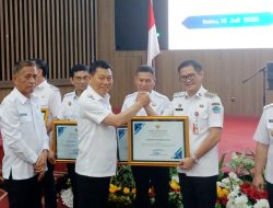 Kepemimpinan Visioner, Joune Ganda Antar Minut Raih Penghargaan Stunting