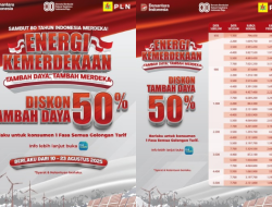 PLN Hadirkan Diskon Tambah Daya 50% Sambut HUT ke-80 RI