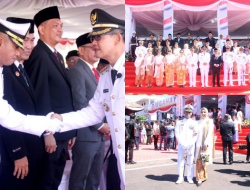 Upacara HUT RI ke-80 di Bitung Dihadiri Danyonmarhanlan VIII dan Ketua Ranting