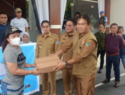 Diterima Wali Kota dan Wawali, Bantuan Gubernur Yulius untuk Warga Terdampak Banjir Bitung