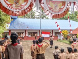 SDN Inpres Ahapatung dan SMPN 4 Tabsel Tengah Rayakan Hari Pramuka ke-64