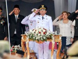 Randito Maringka Tampil Perdana sebagai Inspektur Upacara di HUT ke-80 RI