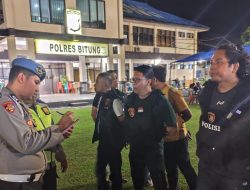 Polres Bitung Gelar Apel Kesiapan KRYD Antisipasi Malam Minggu