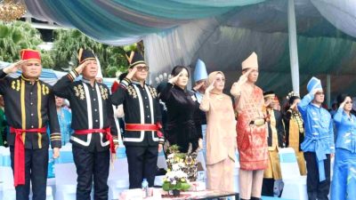 Bupati Joune Ganda Hadiri Upacara HUT ke-61 Provinsi Sulut