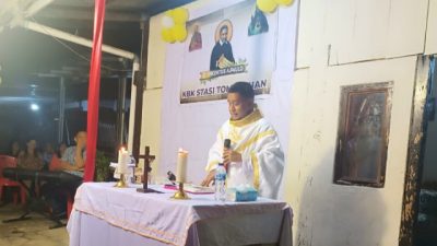 Penuh Sukacita, KBK Tombuluan Rayakan Pesta Pelindung dengan Misa Syukur