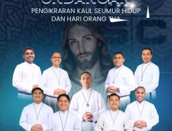 Sembilan Frater MSC Ikrar Kaul Kekal di Skolastik Seminari Pineleng