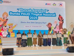 Ny. Anik Yulius Selvanus Raih Penghargaan Nasional ‘Bunda PAUD Sulawesi Utara Peduli PAUD’