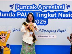 Bunda PAUD Bitung Ellen Honandar Sondakh Hadiri Puncak Apresiasi Bunda PAUD Nasional 2025