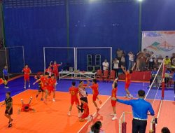 Minahasa Utara Taklukkan Kota Manado 3-1 di Final Bola Voli Porprov XII Sulut