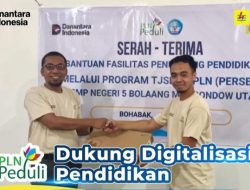 PLN UIP Sulawesi Salurkan Bantuan TIK untuk SMP Negeri 5 Bolaang