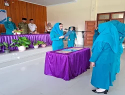 Perkuat Program Pemberdayaan, Tiga Ketua TP-PKK Kecamatan di Boltara Resmi Dilantik