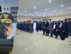 Bupati Sirajudin Lasena Lantik 97 Pejabat di Lingkup Pemkab Boltara