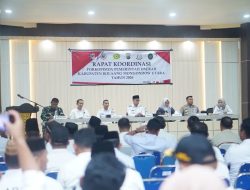 Bupati Sirajudin Lasena Pimpin Rapat Koordinasi Forkopimda, Bahas Stabilitas Daerah hingga Persiapan HUT RI ke-81