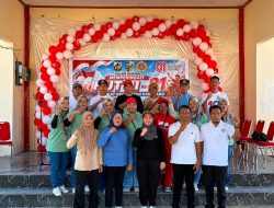 Ketua TP-PKK Boltara Hadiri Peringatan HUT ke-81 Kemerdekaan RI di Kecamatan Kaidipang