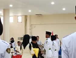 Bupati Sirajudin Lasena Kukuhkan Paskibraka Bolaang Mongondow Utara
