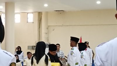 Bupati Sirajudin Lasena Kukuhkan Paskibraka Bolaang Mongondow Utara