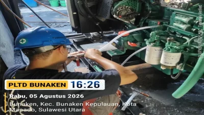 PLN Terus Mengupayakan Pemulihan Pasokan Listrik di Pulau Bunaken