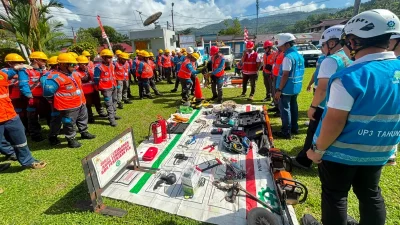 Jelang Hari Kemerdekaan ke-81 RI, PLN UP3 Tahuna Gelar Apel dan Inspeksi Peralatan Guna Pastikan Keandalan Listrik Kepulauan Nusa Utara