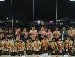 Ketua kwarcab Abdul Nazaridin Maloho Tutup Perkemahan Pramuka Syar’i Madrasah Kemenag Ke-III Tahun 2026.