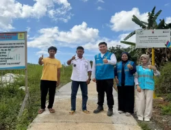 PLN Wujudkan Infrastruktur Pendukung Ekonomi melalui Program TJSL Jalan Usaha Tani di Desa Cempaka Putih