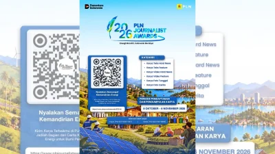 PLN Journalist Awards 2026 Kembali Digelar, Usung Tema “Energi Mandiri, Indonesia Berdaya”